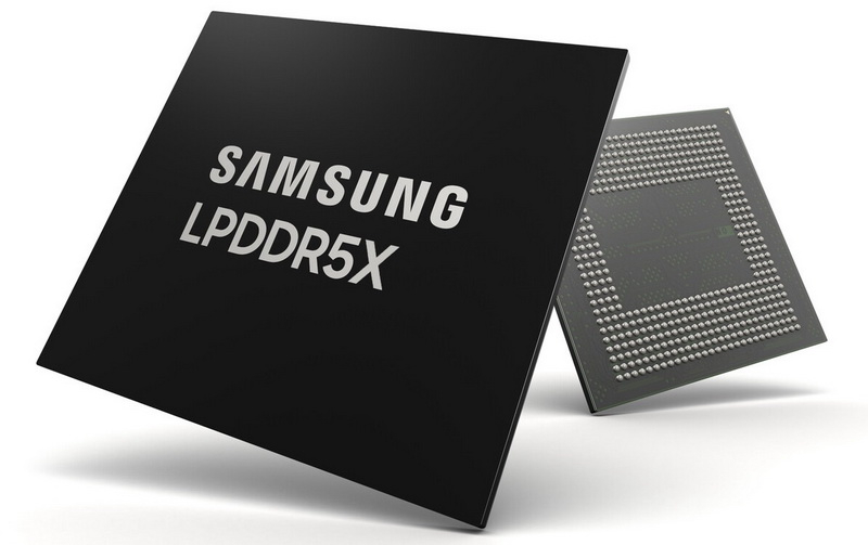 Samsung разработала самую быструю память LPDDR5X  10,7 Гбит/с